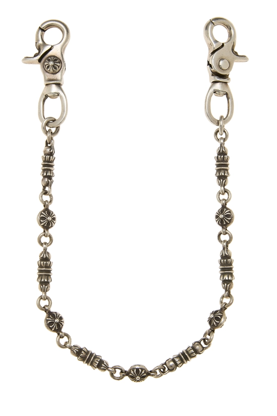 Sterling Silver Plus Ball and Barrel Wallet Chain, , large image number 0