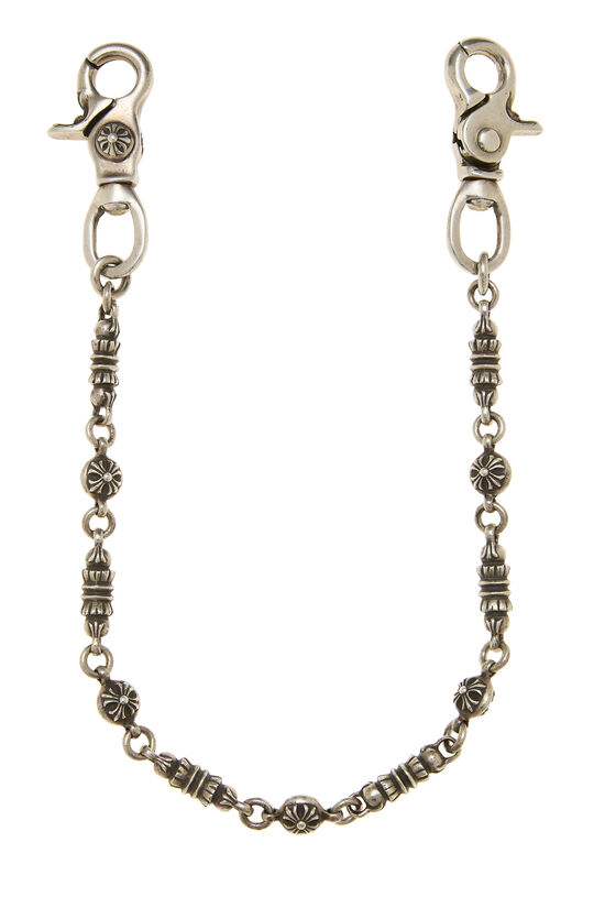 Sterling Silver Plus Ball and Barrel Wallet Chain, , large image number 0