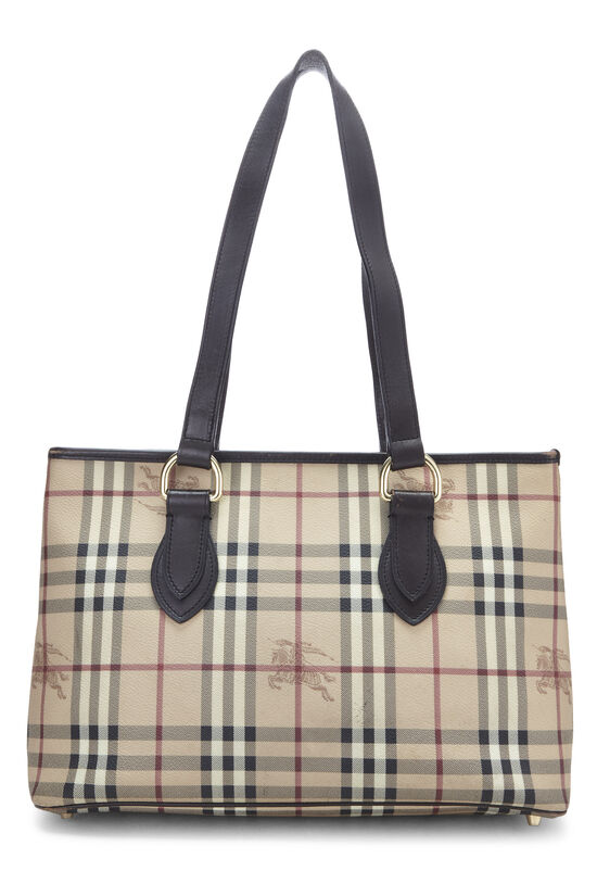 Brown Haymarket Check Coated Canvas Regent Tote Small, , large image number 1