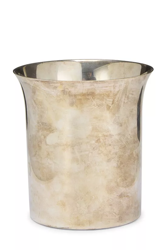 Silver Plated Circular Vase, , large image number 0