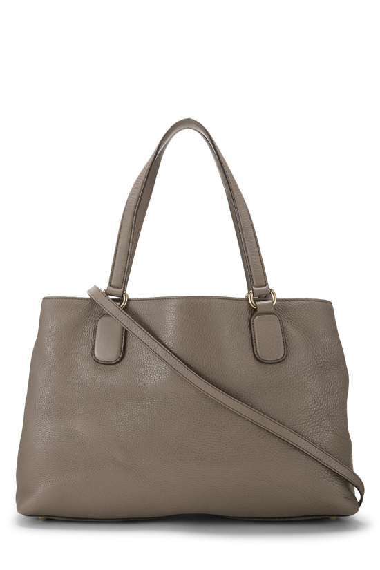 Grey Leather Soho Working Tote Large, , large image number 3