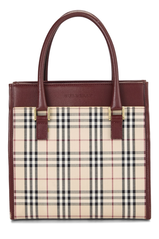 Red House Check Jacquard Handbag Small, , large image number 0