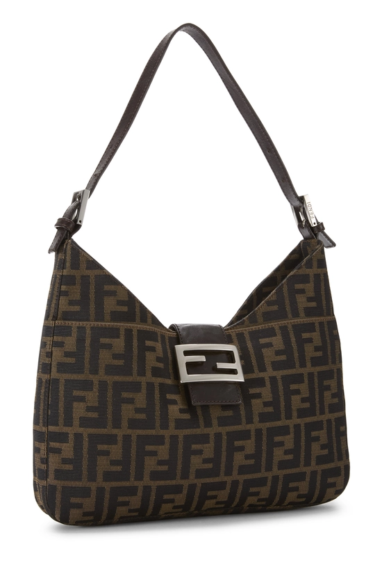 Brown Zucca Canvas Shoulder Bag, , large image number 1