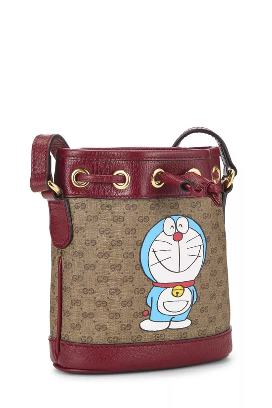 Doraemon x Gucci Coated Canvas Bucket Bag Mini, , large image number 1