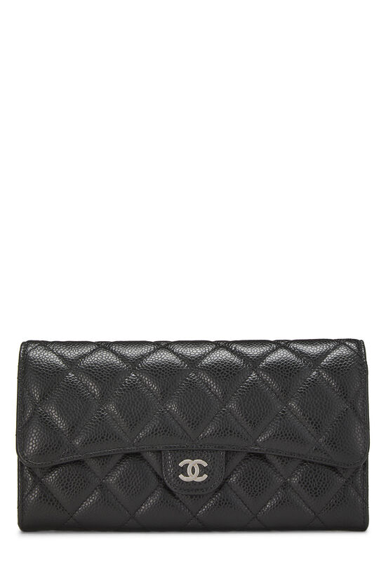 Black Caviar Classic Flap Wallet, , large image number 0