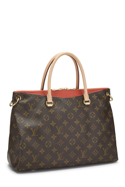 Orange Monogram Canvas Pallas, , large