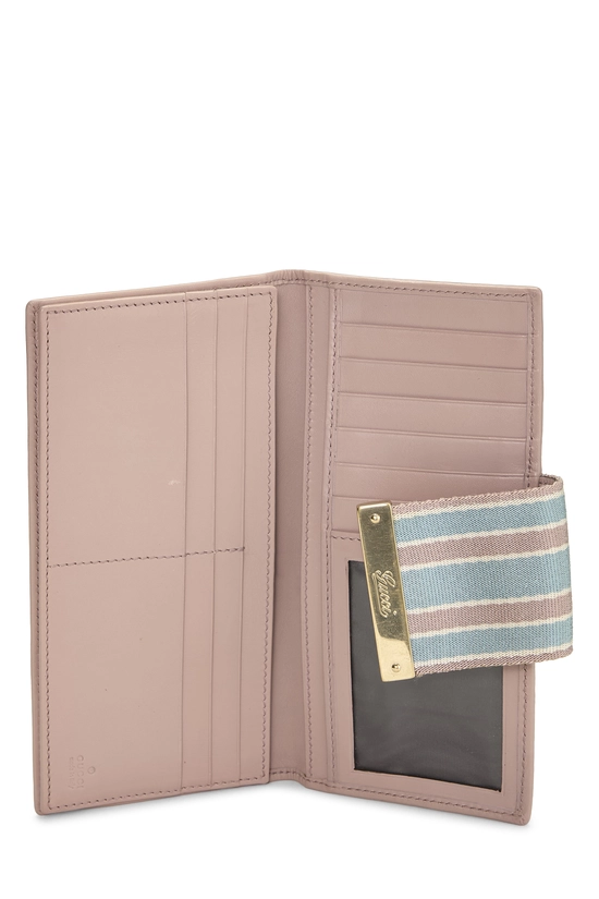 Pink Original GG Canvas New Ladies Continental Wallet, , large image number 3