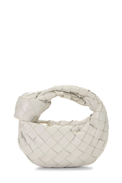 Bottega Veneta White Intrecciato Candy Jodie