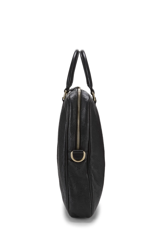 Black Guccissima Briefcase, , large image number 2
