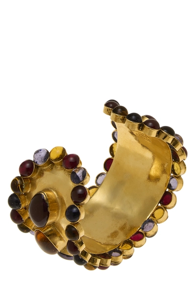 Multicolor Gripoix Cuff Bracelet, , large