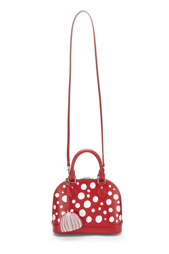 Yayoi Kusama x Louis Vuitton Red Epi Leather Infinity Dots Alma BB  QJB46E10R2000