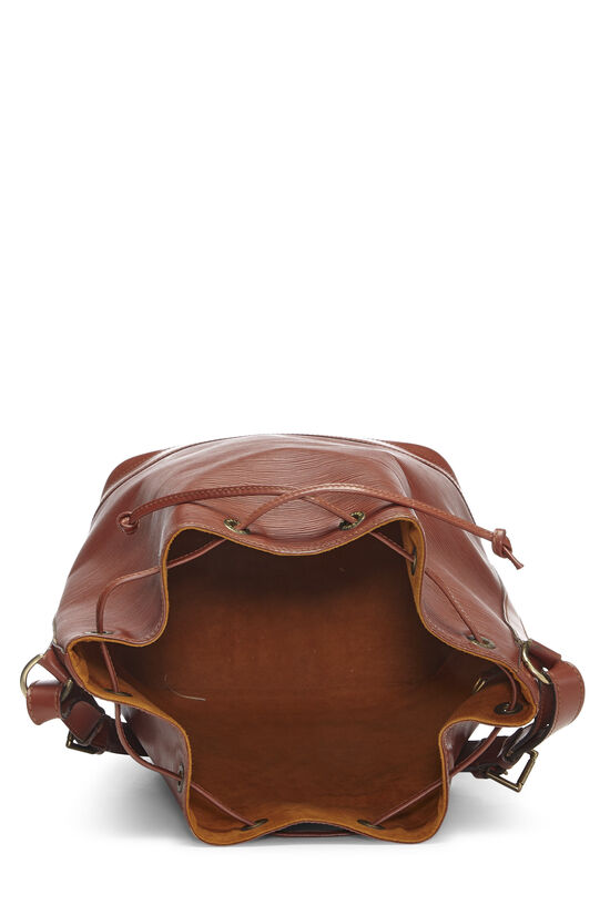 Louis Vuitton Brown Epi Bucket Drawstring Bag