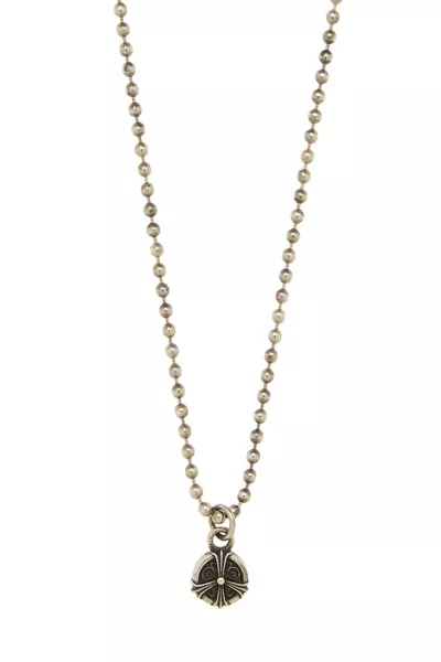 Sterling Silver Peace Sign Pendant Necklace, , large