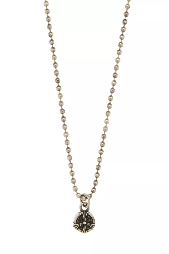 Sterling Silver Peace Sign Pendant Necklace, , large image number 1