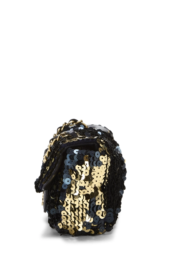 Gold Sequin Half Flap Mini, , large image number 2