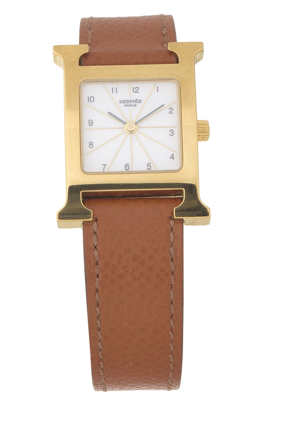 Brown Heure H Watch Small, , large image number 0