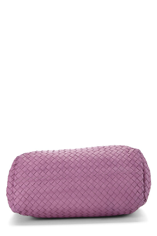 Purple Intrecciato Leather Chain Tote Medium, , large image number 4