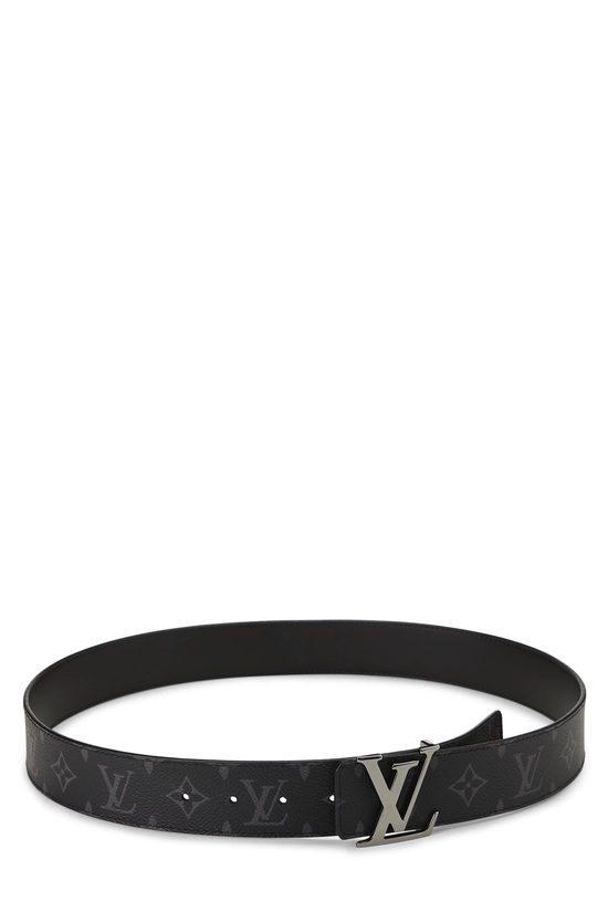 Black Monogram Eclipse Ceinture Initiales 90, , large image number 1