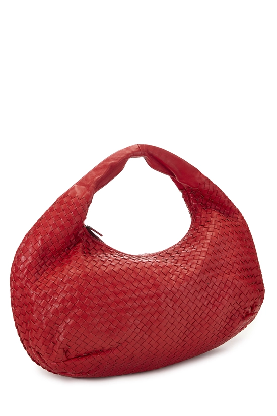 Red Intrecciato Belly Hobo Large, , large image number 1