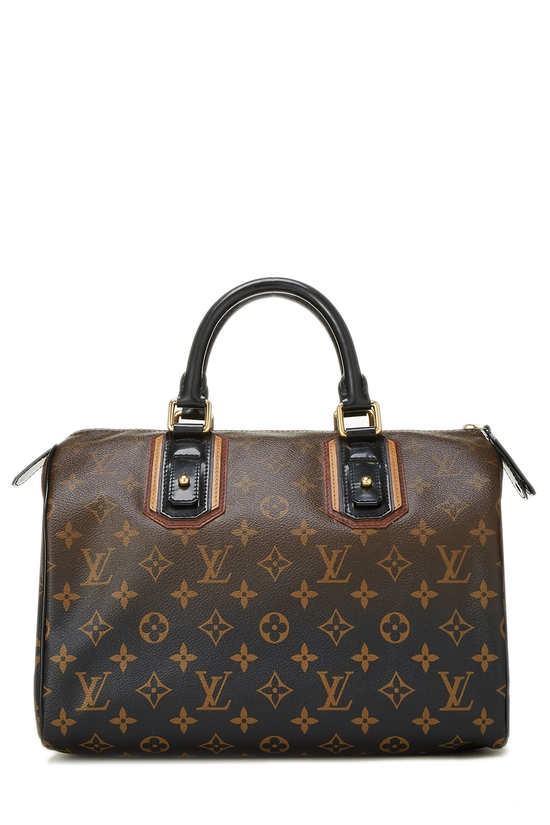 Monogram Canvas Black Mirage Speedy 30, , large image number 0