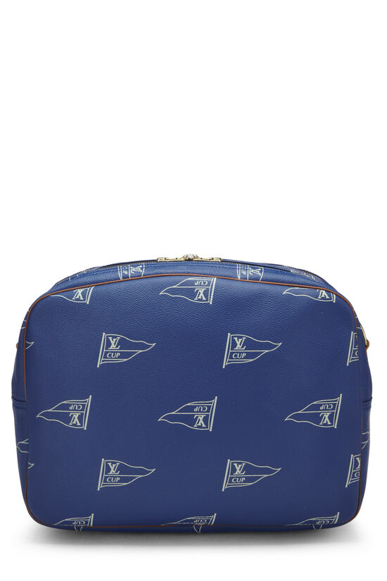 Blue Coated Canvas LV Cup Sac Cowes Shoulder Bag, , large image number 6