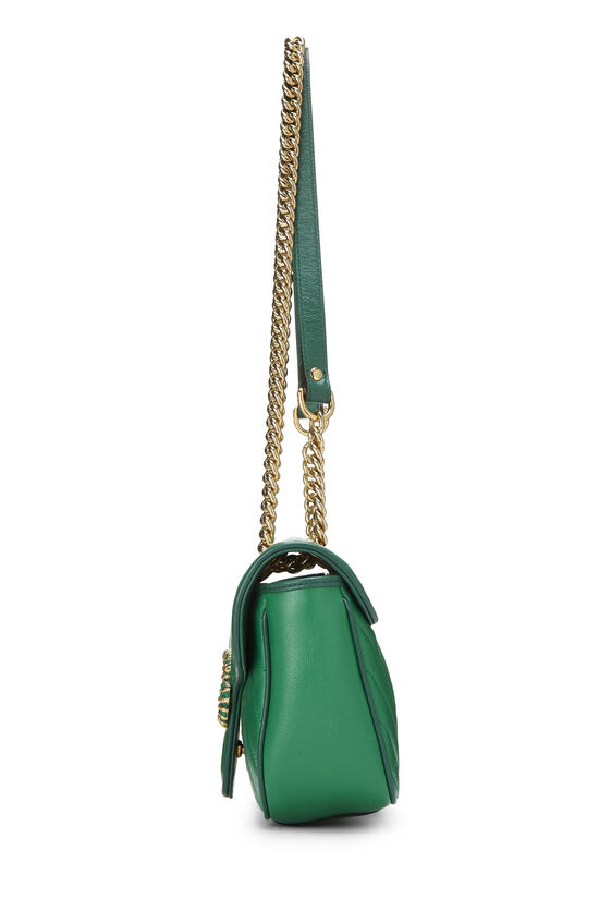 Green Torchon GG Marmont Matelassé Shoulder Bag Small, , large image number 2