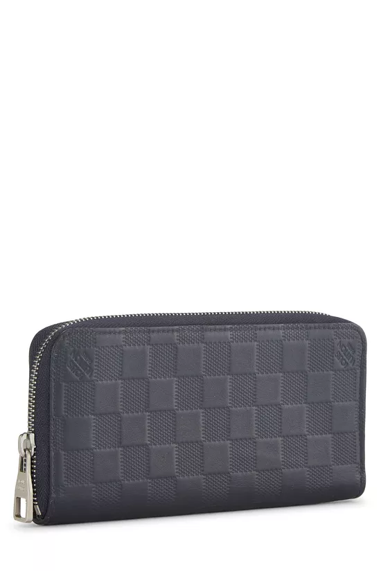 Navy Damier Infini Zippy Vertical Wallet, , large image number 1