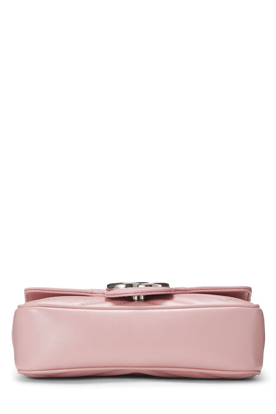 Pink Leather Marmont Crossbody Super Mini, , large image number 4