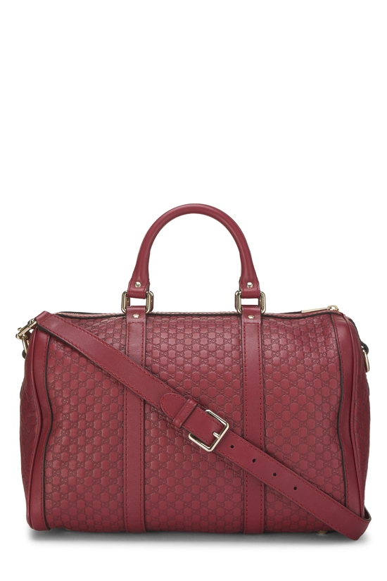 Red Microguccissima Leather Joy Boston, , large image number 3