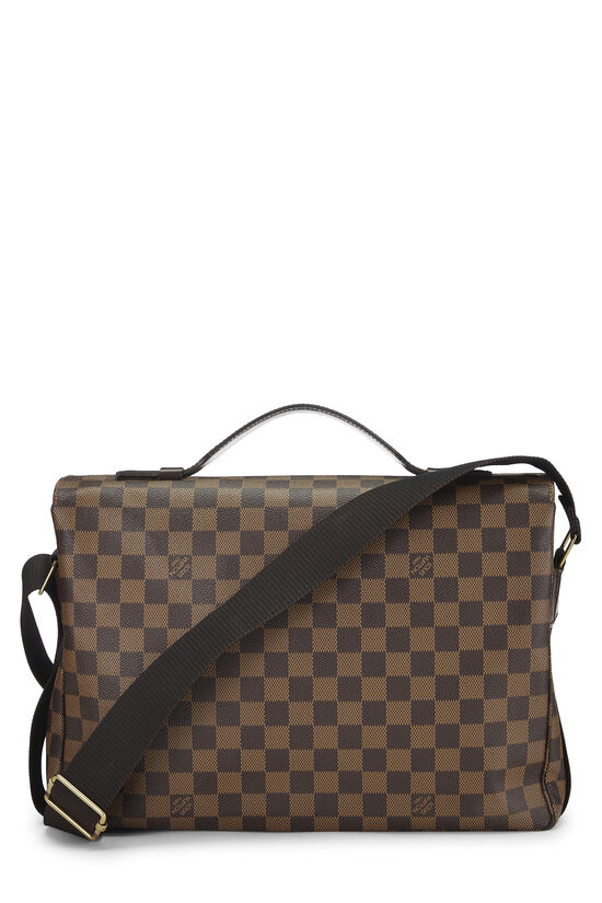 Men's Louis Vuitton Damier Ebene Monogram Messenger MM Bag. For