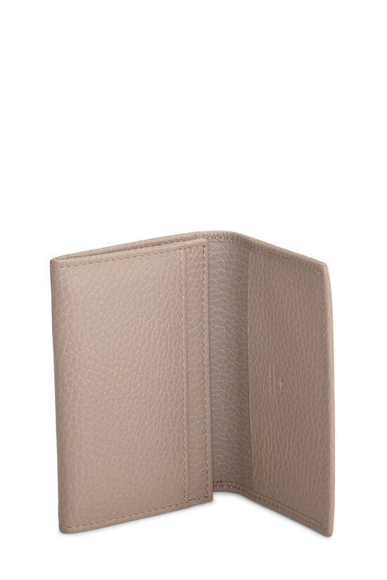 Pink Leather GG Marmont Card Case, , large image number 3