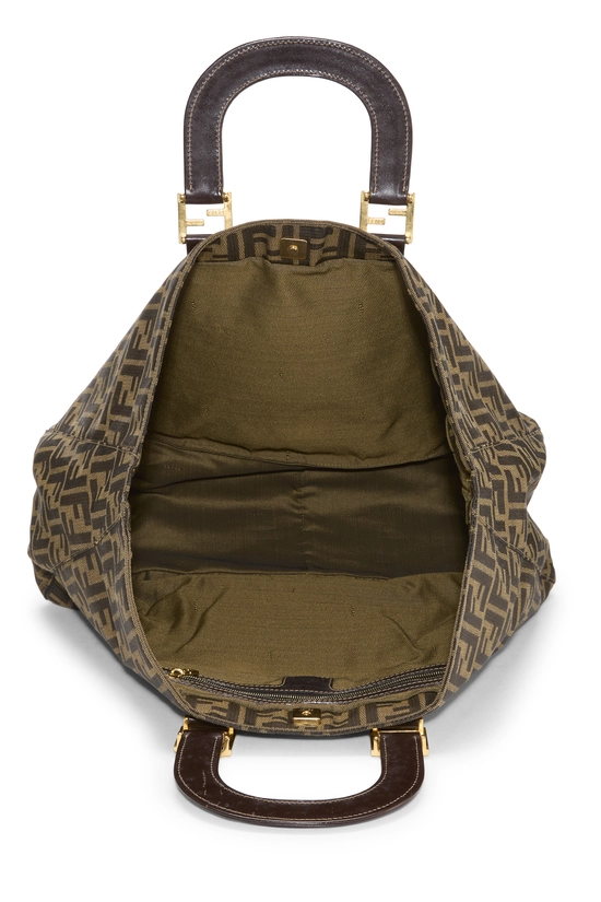 Pre-Owned Brown Zucca Canvas Handbag Large QBB04W3J0501E