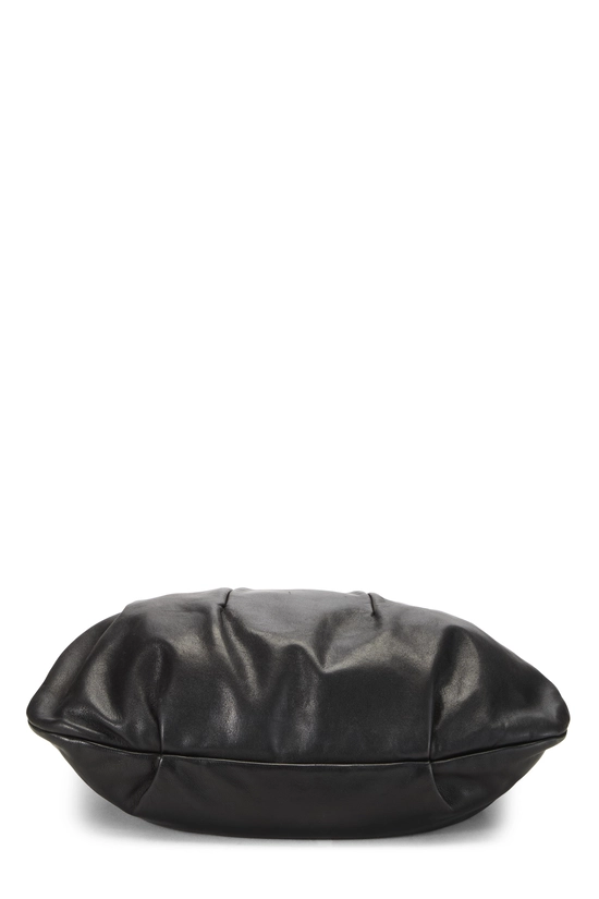 Black Calfskin Pleated Tote Small, , large image number 4