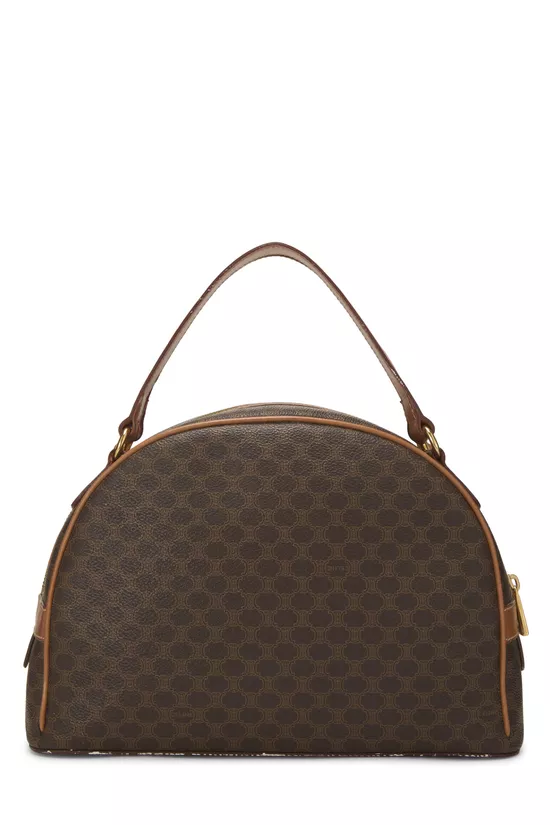 Brown Coated Canvas Macadam Handbag, , large image number 3