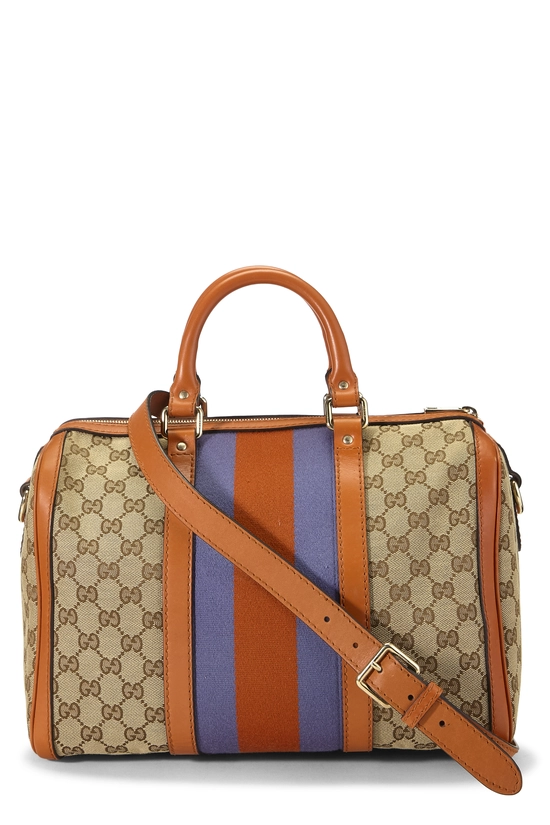 Orange Original GG Canvas Vintage Web Boston Medium, , large image number 3