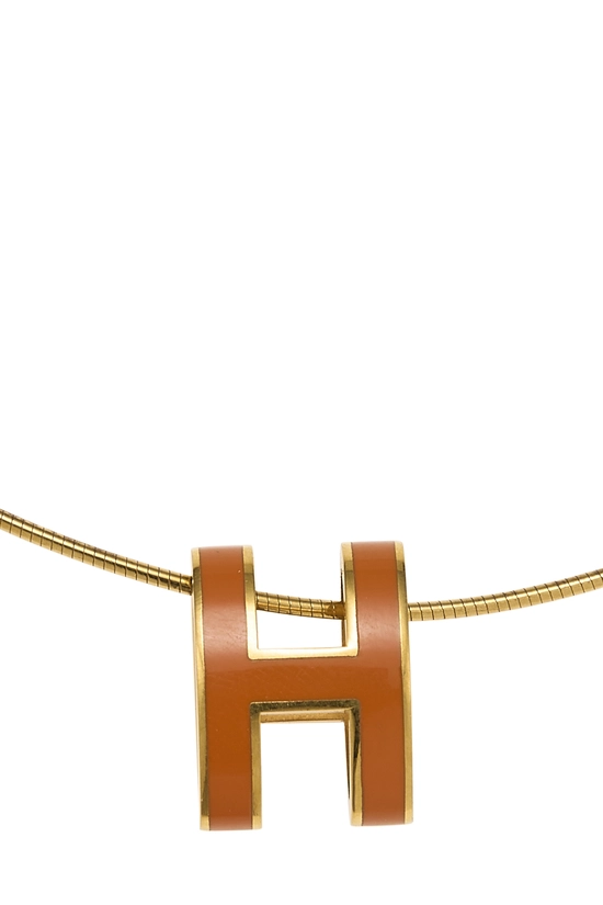 Orange Pop H Necklace, , large image number 1
