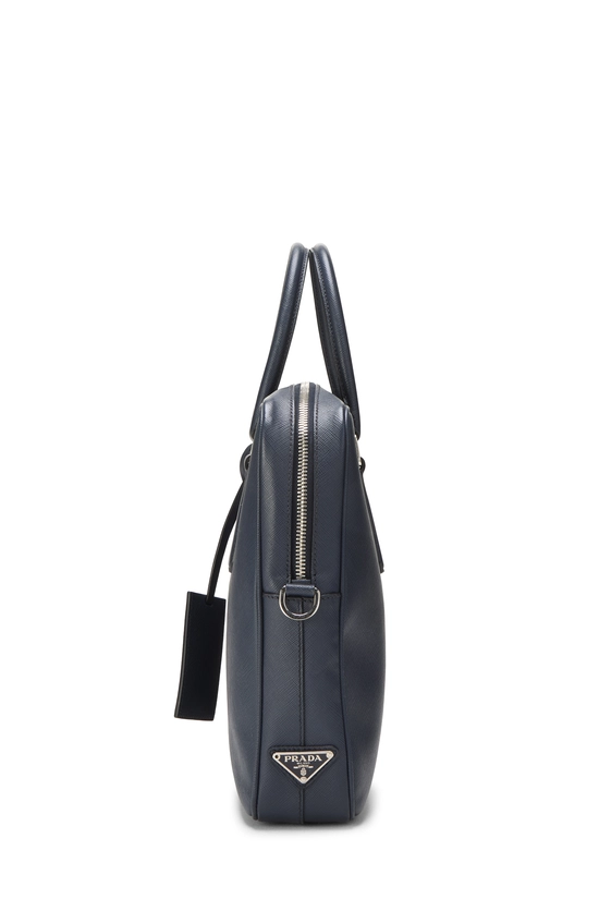 Navy Saffiano Briefcase, , large image number 2