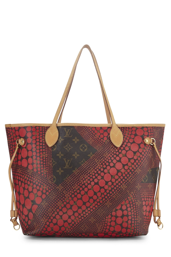 Yayoi Kusama x Louis Vuitton Red Monogram Dots Infinity Neverfull MM, , large image number 3