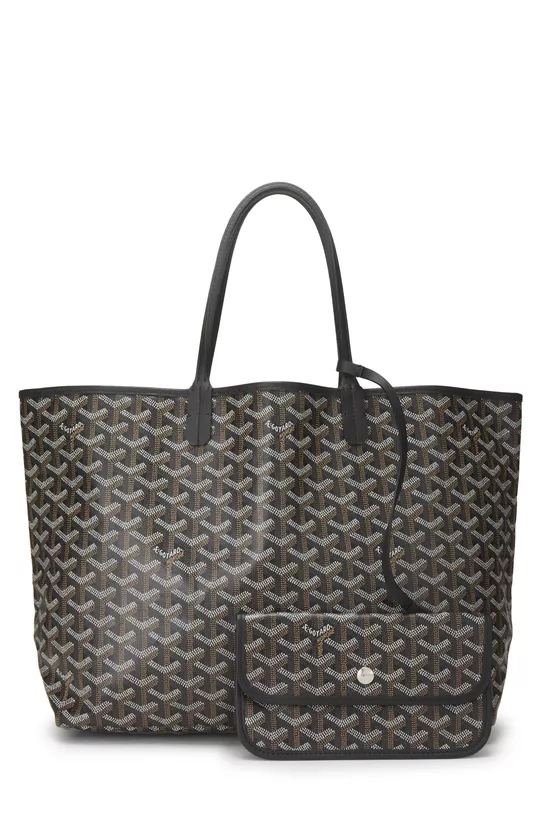 Black Goyardine Canvas Saint-Louis PM, , large image number 3