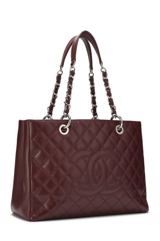 Burgundy Caviar Grand Shopping Tote (GST), , large image number 1
