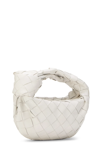 Bottega Veneta White Intrecciato Leather Candy Jodie — photo 2