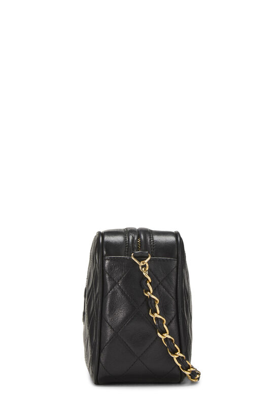 Black Lambskin 'CC' Camera Bag Mini, , large image number 2