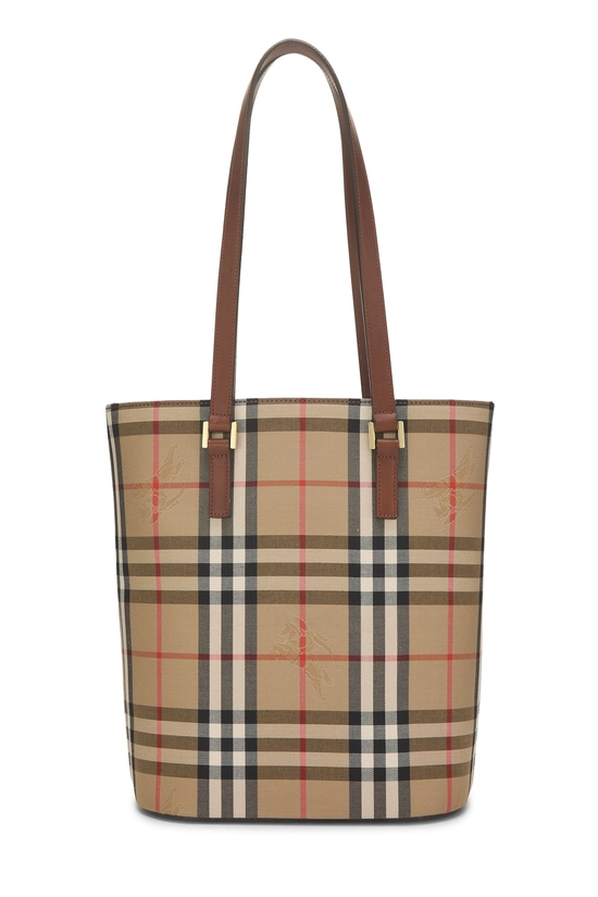 Brown Haymarket Canvas Bucket Tote, , large image number 3