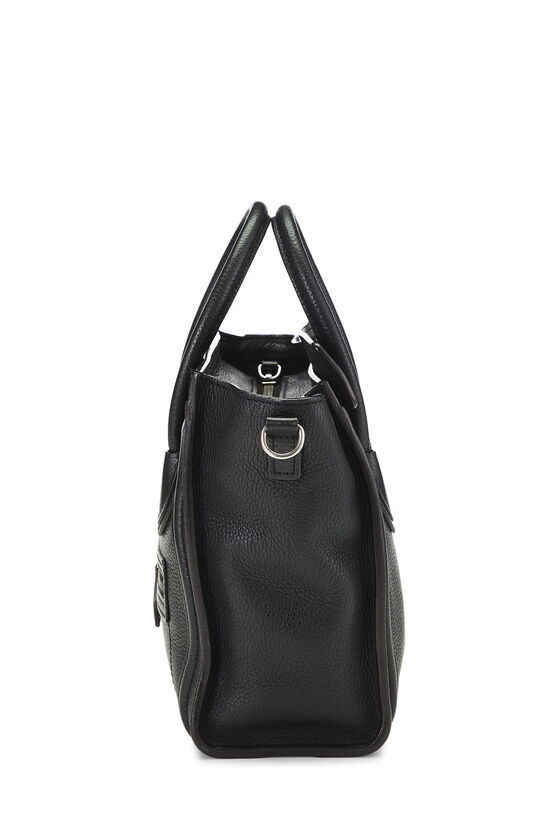 Black Drummed Calfskin Luggage Nano, , large image number 2