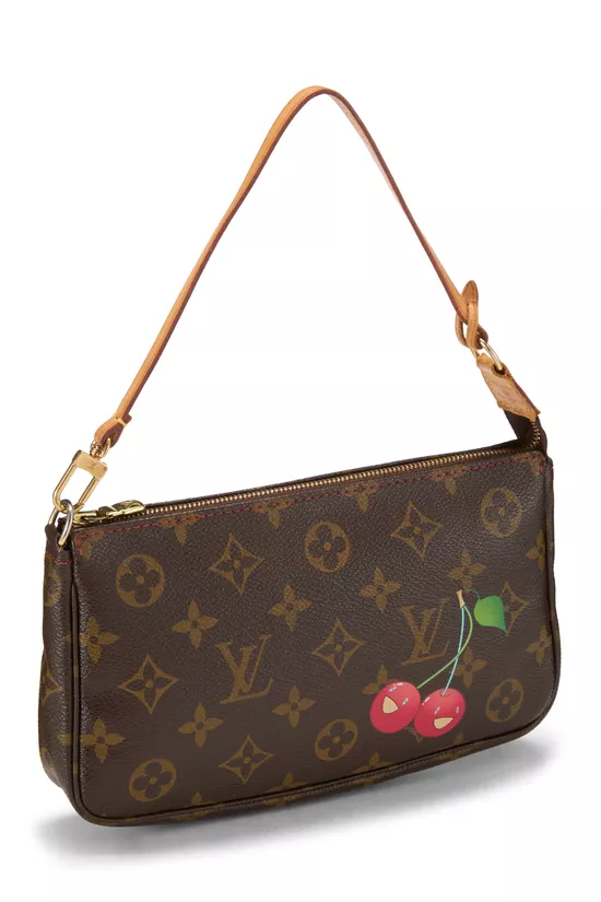 Takashi Murakami x Louis Vuitton Monogram Canvas Cerises Pochette Accessoires, , large image number 1