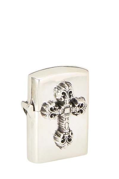 Sterling Silver Filigree Cross Lighter , , large