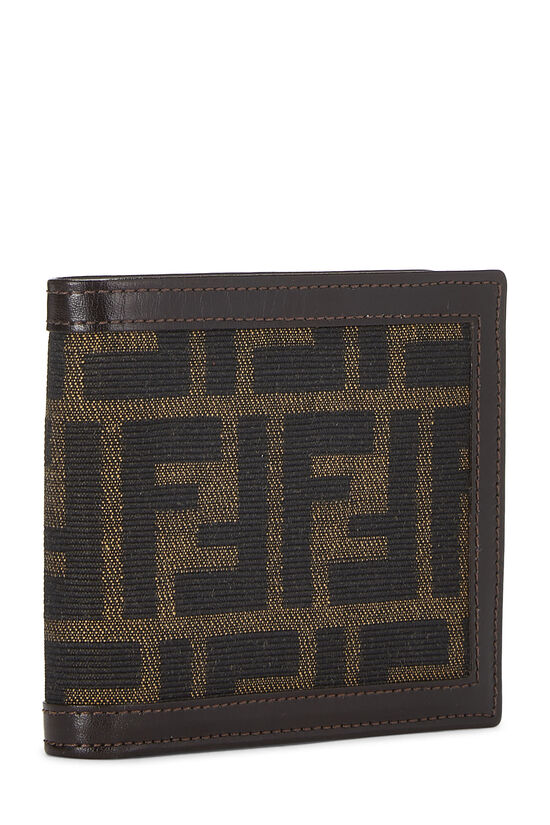 Brown Zucca Coated Canvas Wallet, , large image number 1