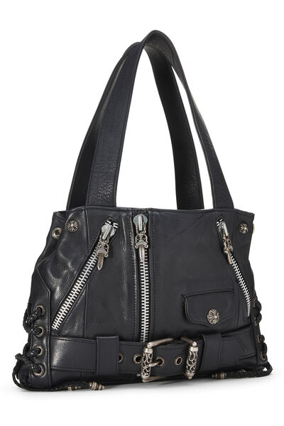 Black Leather JJ Dean Bag, , large