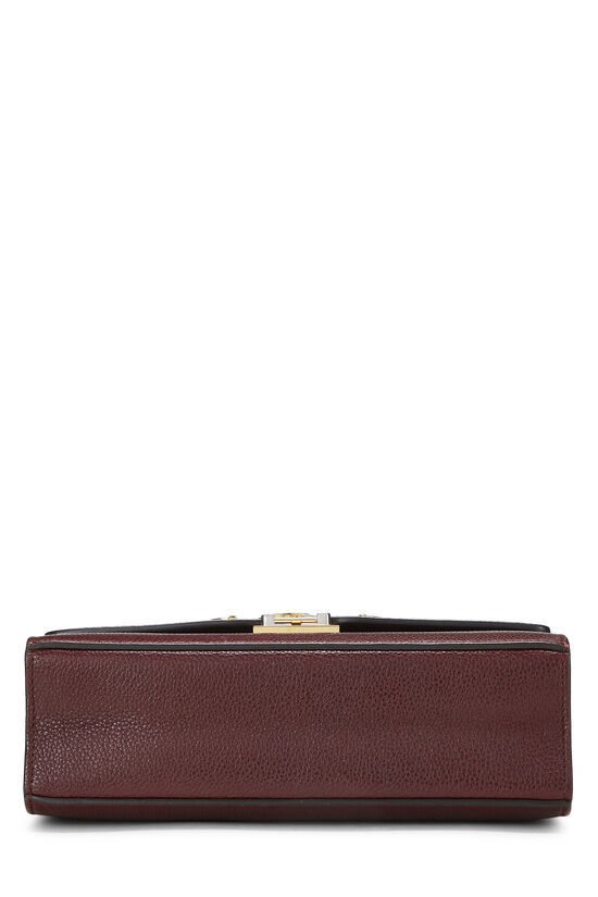Burgundy Leather Zumi Shoulder Bag Small, , large image number 5