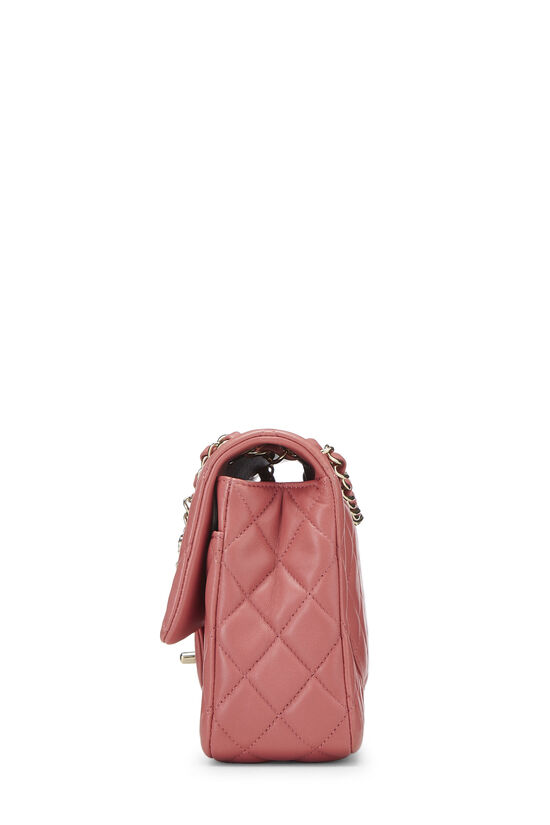 Pink Quilted Lambskin Valentine Flap Medium, , large image number 2